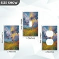 thumbnail image 4 of IAUYY Retardant PC Material Duplex Outlets Switch Plate Covers Easy DIY Installation with Screws Light Switch Cover Plate Impressionist Landscape Painting, 4 of 9