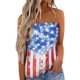 thumbnail image 2 of Blusa informal sin tirantes con hombros descubiertos para mujer Pompotops  lopia992056, 2 of 5