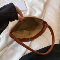 thumbnail image 3 of Bolsa Bolso de ganchillo para mujer, bolso de compras suave, bolso tejido para niñas (mariposa beige), 3 of 9