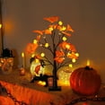 thumbnail image 2 of TanSiDing 2pcs Halloween Maple Tree Light LED Indoor Outdoor Holiday Party Decoration Warm White Glowing Ambience Battery USB Powered, 2 of 6