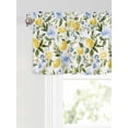 thumbnail image 6 of Valances for Windows Farmhouse Floral Rod Pocket Cafe Window Treatments Valance Curtains for Kitchen Bathroom Laundry Basement Windows 54"x18", 6 of 9