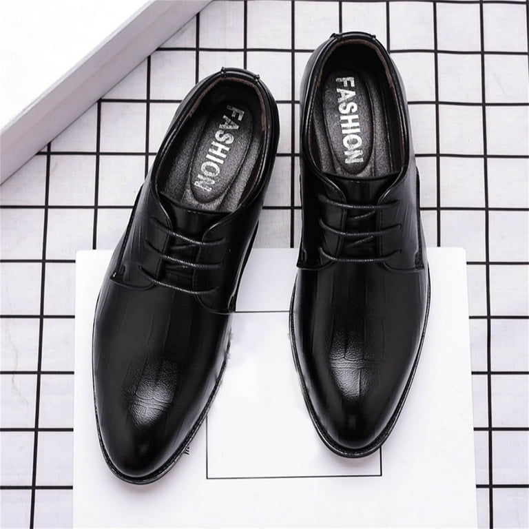 black dress shoes designer Emeraldi Mens Black Square Toe Lace-up Oxford Calfskin Leather Italian Dress Shoes 7 main image 0