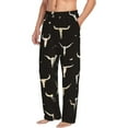 thumbnail image 2 of Yiaed Cow Skulls Print Men's Lounge Pants, Loose PJ Bottoms, Long Pajama Pants for Men-Large, 2 of 5
