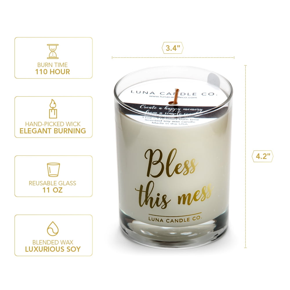 4 oz Metal Tin Candle Beach Linen Handmade Scented Soy Candle Tin