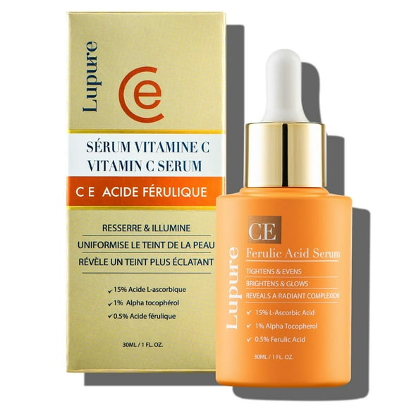 Sérum facial Lupure Vitamina C antienvejecimiento con ácido ferúlico 30 ml