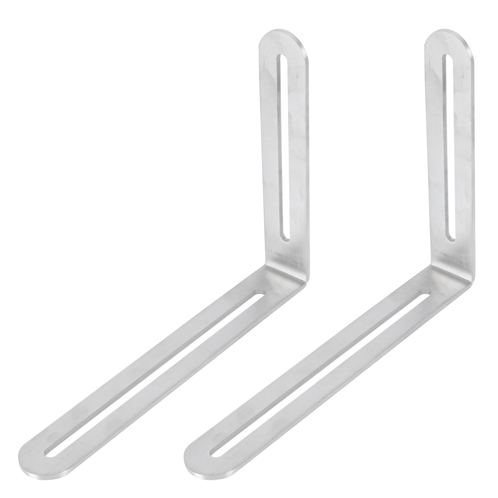 NUOLUX 2pcs L Shaped Bracket Corner Brace Stainless Steel Joint Right Angle Fastener