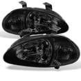thumbnail image 3 of AKKON - For Honda Del Sol Replacement Smoke 1 Piece Headlights Corner Signal Lamps Left + Right, 3 of 3
