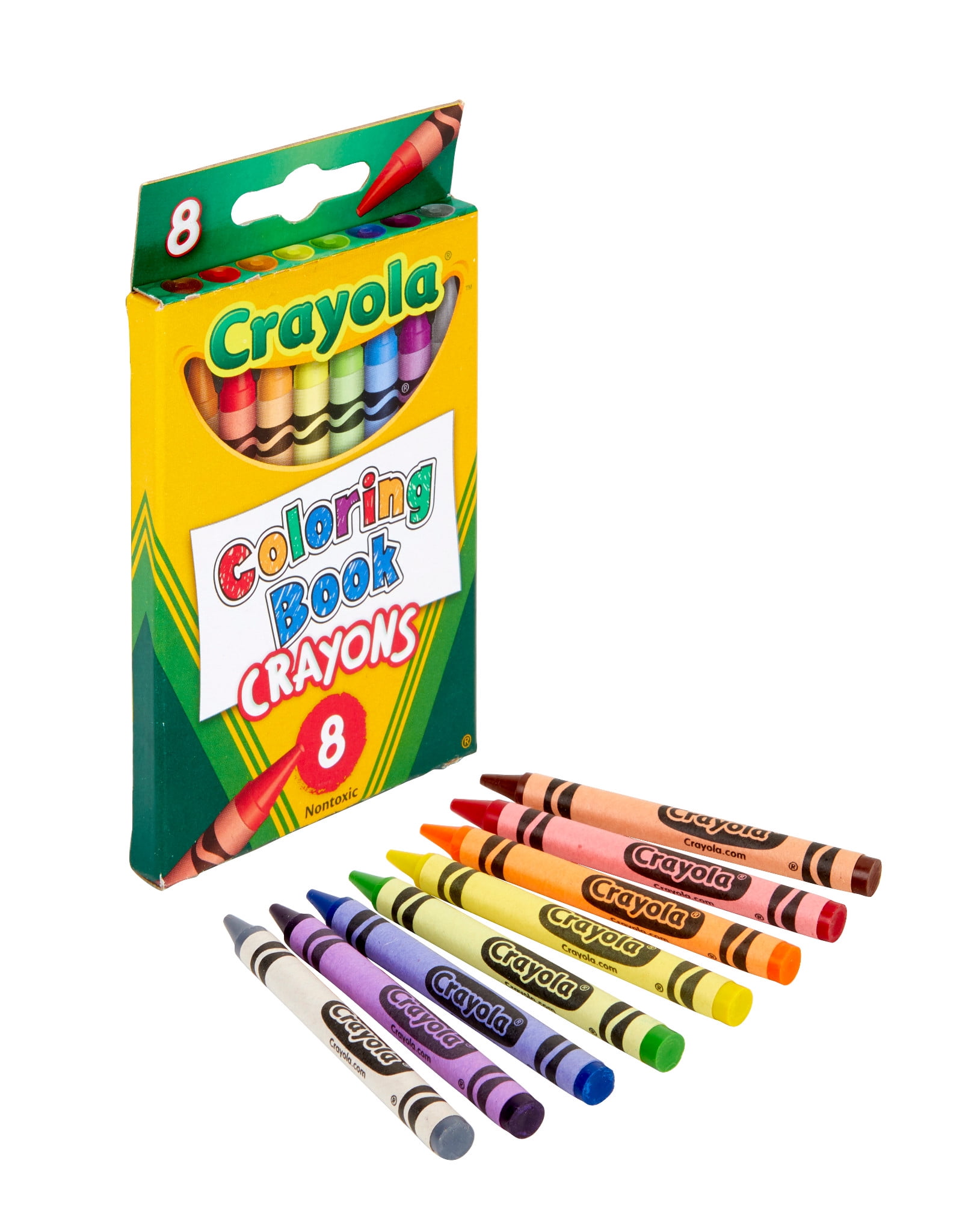 Download Crayola 8 Count Coloring Book Crayons Great For Gifting Walmart Com Walmart Com