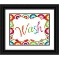 thumbnail image 1 of Robinson, Tamara 32x26 Black Ornate Wood Framed with Double Matting Museum Art Print Titled - Colorful Wash, 1 of 4