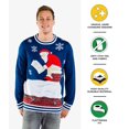 thumbnail image 2 of Men's Sweet Baby Jesus Christmas Sweater: Green X-Large, 2 of 2