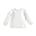 thumbnail image 3 of TQWQT Girls Long Sleeve Shirts Winter Warm Plain Shirts Size 13-14 Kids Shirt Fleece Lined Crewneck Tee Shirt Girls Tops Tween Girls Clothes, 3 of 6