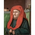 thumbnail image 2 of France 15th Century 15x18 White Modern Wood Framed Museum Art Print Titled - Portrait of a Man, 2 of 4