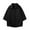 Black, variant on Ashirexll Mens Shirts Casual, Mens Button up Shirts Short Sleeve, Plus Size Summer Casual 3/4 Sleeve Turndown Collar Shirt with Pockets
