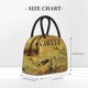 thumbnail image 2 of Balery Coffee Vintage Bolsa de Almuerzo para Mujeres, Caja de Almuerzo, Bolsa de Almuerzo Pequeña Impermeable, Tote de Almuerzo Reutilizable con Gran Capacidad, 2 of 6