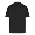 thumbnail image 5 of RYRJJ Womens V Neck Polo Shirts Short Sleeve Collared Golf Shirt Summer Loose Casual Solid Color Work Tunic Blouses Tops(Black,L), 5 of 8