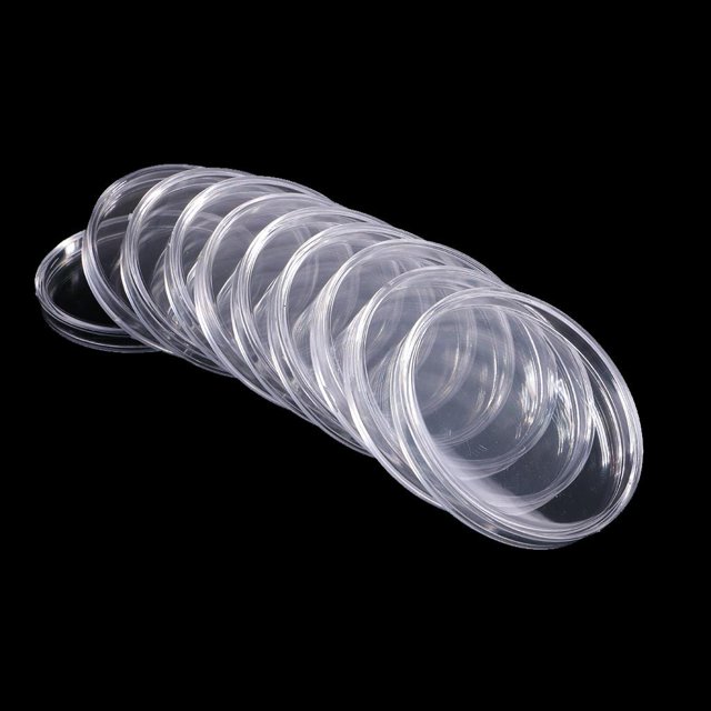 Estuches Aplicados de Plástico Yotijar para Cápsulas de Almacenamiento de Monedas de Varios Tamaños 90mm