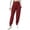 Wine Pants, variant on Htigea Womens Athletic Tapered Pants High Waisted Running Joggers with Pockets Solid Color Outdoor Sport Pant Gray S