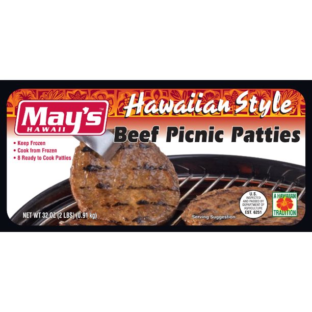 Mays Hawaii Mays 2lb Picnic Patties