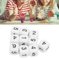 thumbnail image 4 of Table Game Polyhedral , 20PCS 6 Sided Number  Plastic 16mm Round Corner Polyhedral  Set for Numeral Teaching Board Games, 4 of 7