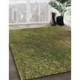thumbnail image 3 of Ahgly Company Machine Washable Indoor Rectangle Transitional Brass Green Area Rugs, 2' x 5', 3 of 7