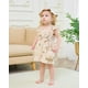 thumbnail image 4 of Vestido Renotemy para bebé niña, color beige, estampado floral, gorro, de 0 a 3 m, 4 of 6
