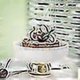 thumbnail image 3 of Ceramic Plate Tall Feet Fruit Plate Round Salad Bowl Dessert Cake Pan Snack Tray Rative Plates, 3 of 4