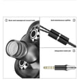 thumbnail image 6 of YAOCHXINNNN 3.5mm Super In ear HIFI Stereo Earphone Earbuds Wireless Earbuds for Android Head Phones Wireless Noise Canceling Noise Canceling Earbuds Wireless Podcast Headphones Sleep Headphones, 6 of 8