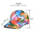 thumbnail image 3 of Clearance! Fdelink Baseball Hat Sun UV Protection Hat Men and Women Casual Summer Printed Adjustable Outdoor Sunshade Visors Baseball Hat Pink, 3 of 3