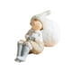 thumbnail image 5 of Estatua de dibujos animados, figura decorativa, linda artesanía de arte moderno, mesa de resina. Chico azul, 5 of 9