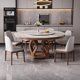 thumbnail image 4 of Mobile Round Dining Tables Living Room Garden Hall Luxury Salon Nordic Dining Table Set Center Side Mesa Plegable Home Furniture My Lux Decor Round, 4 of 8