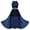 F65-Blue, variant on High Low Flower Girl Dress Sequin Girls Dresses High Waist Elegant Halter Neck Party Dress Junior Formal Wedding Pageant Gown 15-16 Years
