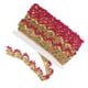 thumbnail image 1 of Bewildely x35mm Sequin Metallic Lace Edge Trims Ribbon Sewing DIY Fabric Tela de costura y artesanía Rosa roja 13m, 1 of 1