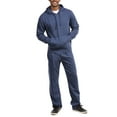 thumbnail image 4 of Men's Lightweight Fleece Pullover Hoodie (M, Navy Marl), 4 of 4