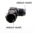 thumbnail image 1 of 90 Degree Female AN6 8 10 Swivel Adapters for Male Oil Fuel Fitting Anodized Aluminum Adapter~3144, 1 of 1