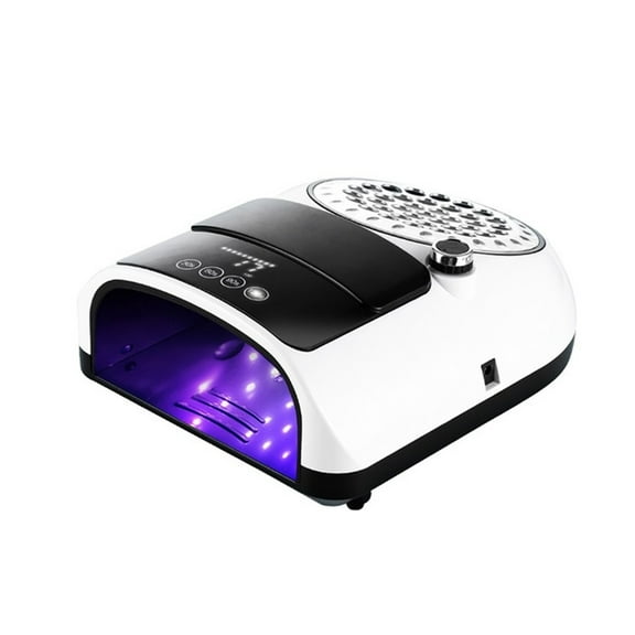 2 IN1 High Power 186W Professionals Nail Lamp Vacuum Cleaner LED Nail l Drying Lamp Dust Collector With Filters Nail Salon Tool