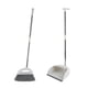 thumbnail image 2 of Juego de escoba y recogedor giratorio de 180° con dientes raspadores | Diseño de hebilla de almacenamiento vertical | Escoba de plástico con raspador para una limpieza eficiente del hogar | Blanco, 2 of 9