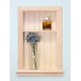 thumbnail image 3 of 14x24 Unfinished Aiden Wall Niche with beadboard back and 1 shelf, 3 of 3