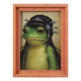 thumbnail image 2 of 2PCS Funny Frog with Wig Refrigerator Magnet-Vintage Style Oil Painting Art Magnet - Cute Bob Haircut Toad Decor for Fridge, Locker, Dishwasher & Whiteboard-Unique Meme Gag Gift for Coworkers&Friends, 2 of 7