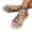 Silver, variant on Platform Sandals Women Beaded Bohemian Wedge Slip on Espadrille Wide Width Orthopedic Summer Beach Vacation Shoes Beige,6