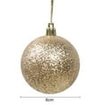 thumbnail image 2 of 12 PCS LOVE DOCK Christmas Shatterproof Christmas Balls Christmas Ornaments Household Hanging Decoration Ball For Christmas Tree, 2 of 2