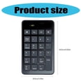 thumbnail image 5 of USB Numeric Keypad Keyboard 23 Number Keypad Corded Number Pad for Laptop PC Computer Notebook Big Print Letter, 5 of 7