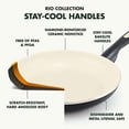 thumbnail image 4 of GreenPan Rio Healthy Ceramic - Juego de ollas y sartenes antiadherentes de 16 piezas, sin PFAS, apto para lavaplatos, color negro, 4 of 5