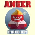 thumbnail image 2 of Men's Inside Out Anger Fired Up  Graphic T-Shirt, 2 of 4