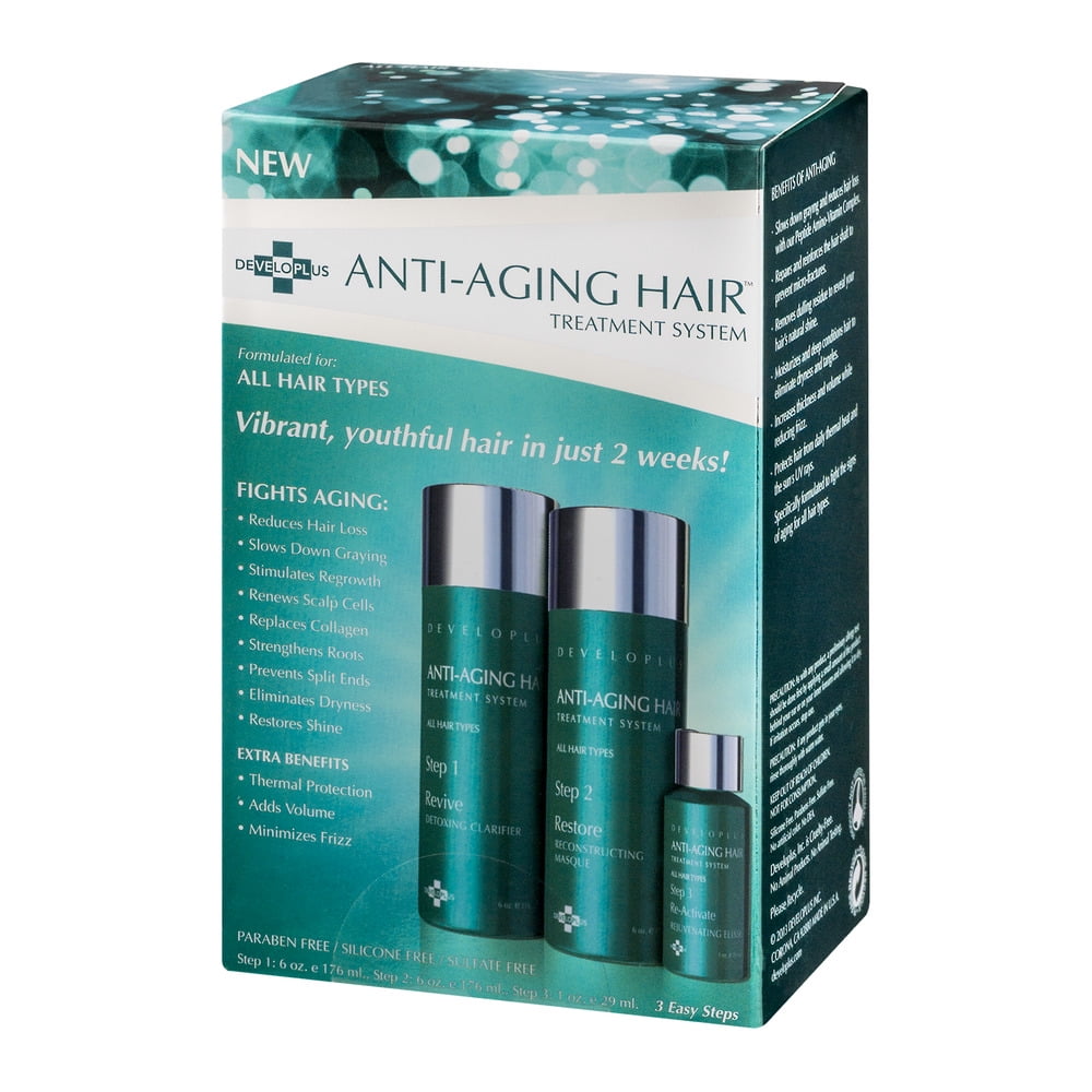 Developlus Anti Aging Hair Treatment System Walmart Com