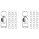 thumbnail image 1 of 20 Piezas Sublimación En Blanco Abridor de de Metal En Blanco Transferencia de de Sublimación Rectangular, 1 of 5