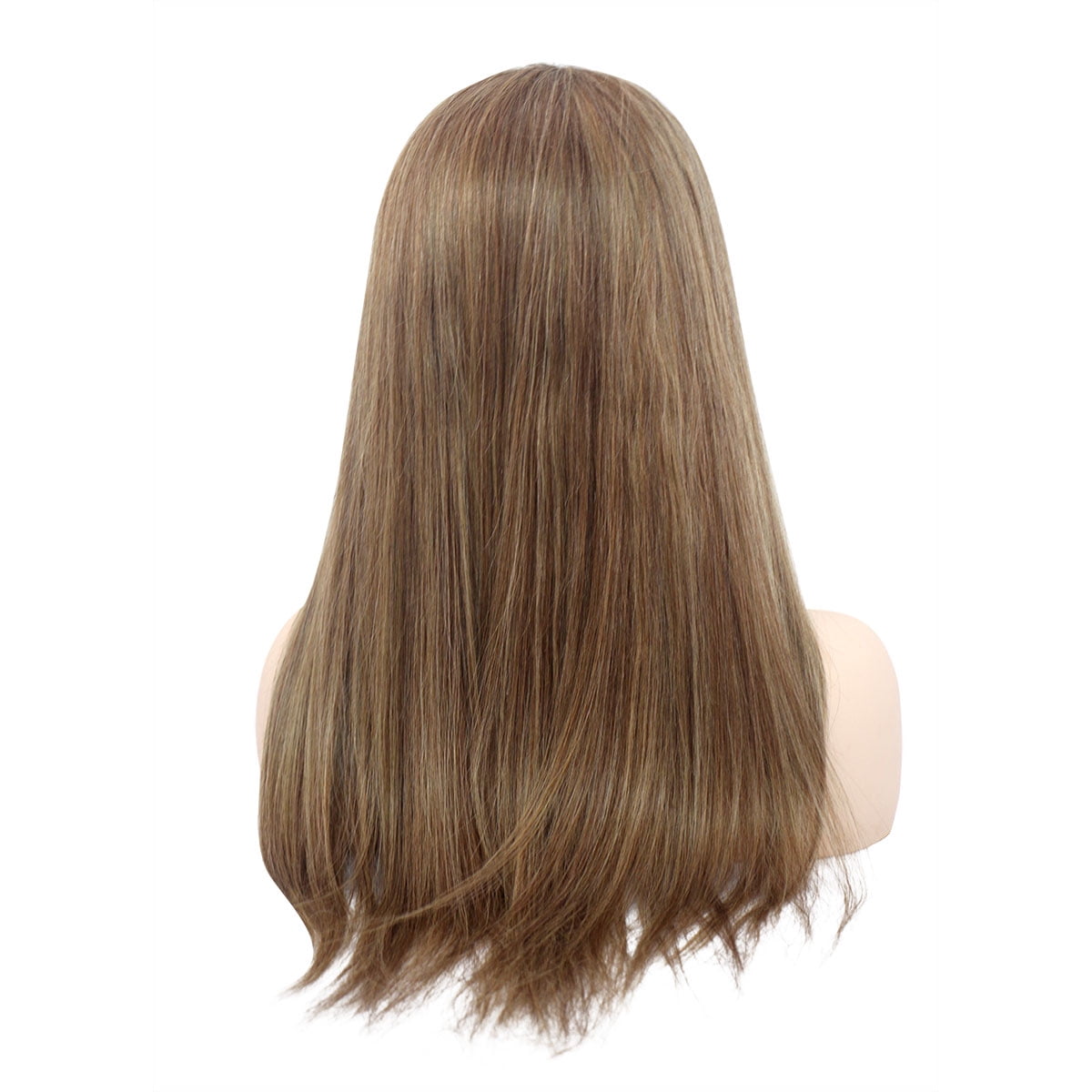  Long Human Hair Wigs Remy Straight T Part Lace Frontal Wigs  Glueless 150% Density Bleached Knots Two Tone Brown to Blonde Hair Wig For  Black Women (20 inches) : Beauty