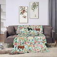 thumbnail image 7 of Yibo Deer Blanket Flannel Soft and Comfortable Anti-static Bed Sofa Blanket, 7 of 7