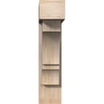 thumbnail image 2 of Ekena Millwork 7 1/2"W x 28"D x 32"H Balboa Block Smooth Bracket w/ Offset Brace, Douglas Fir, 2 of 25