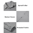 thumbnail image 5 of COOFANDY Dress Shirts for Men Muscle Fit Shirts for Men Wrinkle Free Dress Shirts, 5 of 6