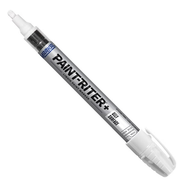 Marcador de pintura líquida Markal Paint-Riter White Standard, paquete de 1